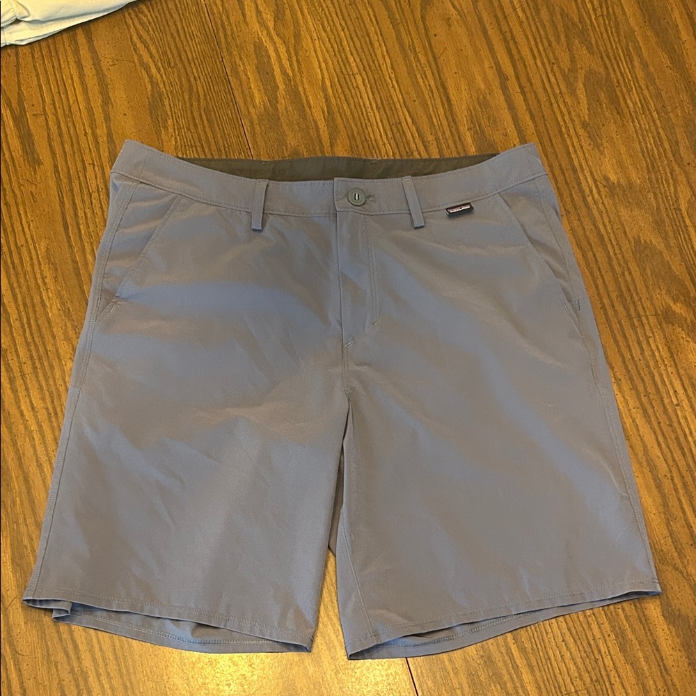 Patagonia Men's Slate Blue Flat Front Shorts